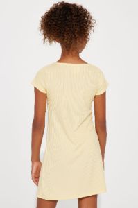 Mini Buttercup Ribbed Knit Dress - Yellow sold by Fashion Nova