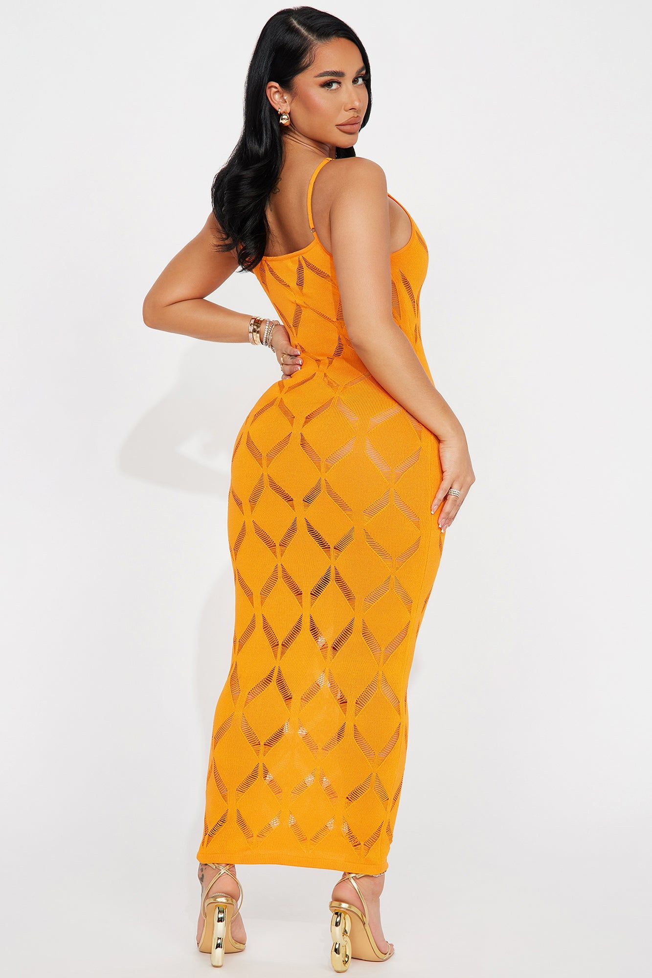 Sun Kissed Maxi Dress - Orange sold by Fashion Nova product image thumbnail 3