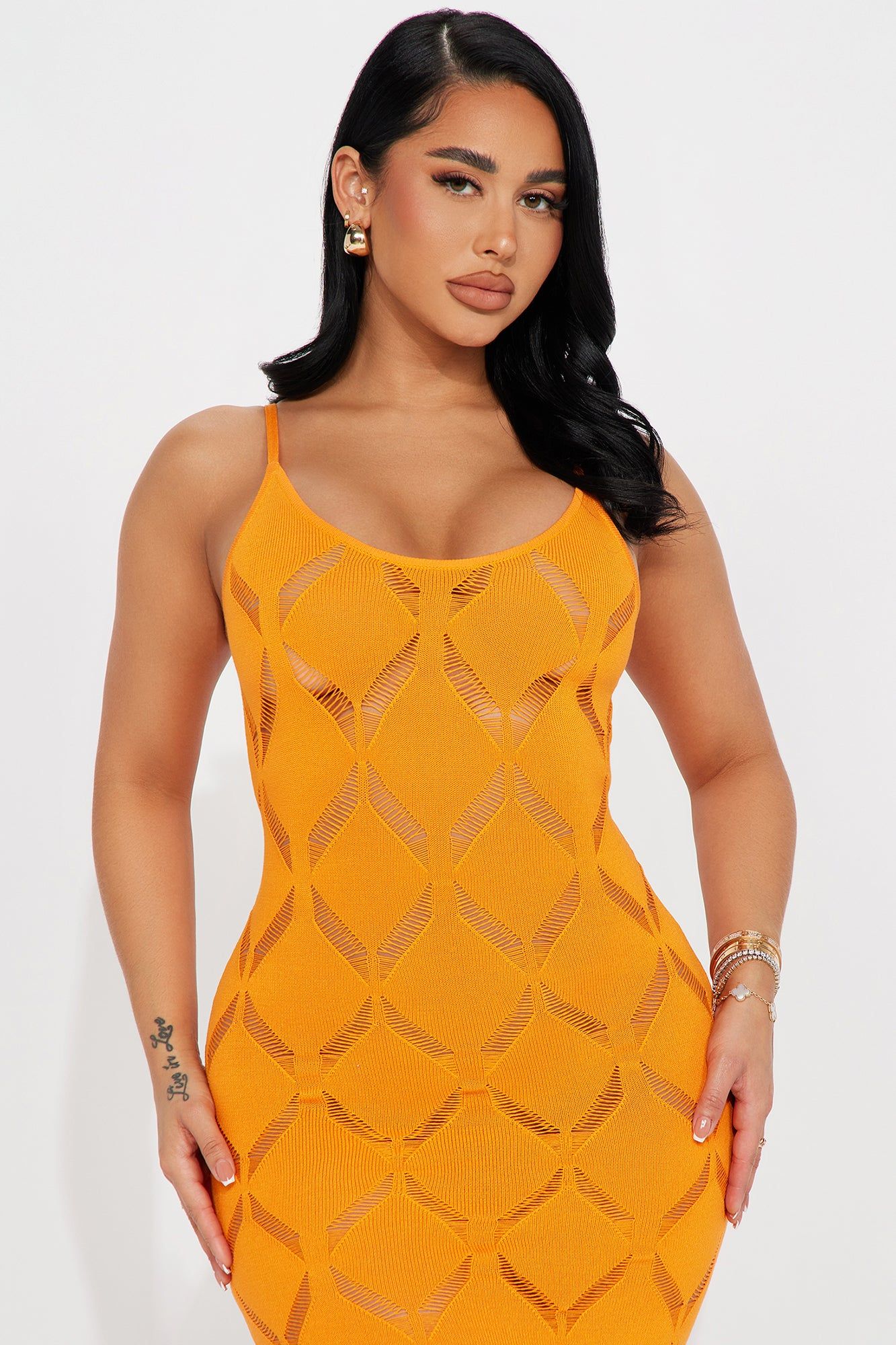 Sun Kissed Maxi Dress - Orange sold by Fashion Nova product image thumbnail 2
