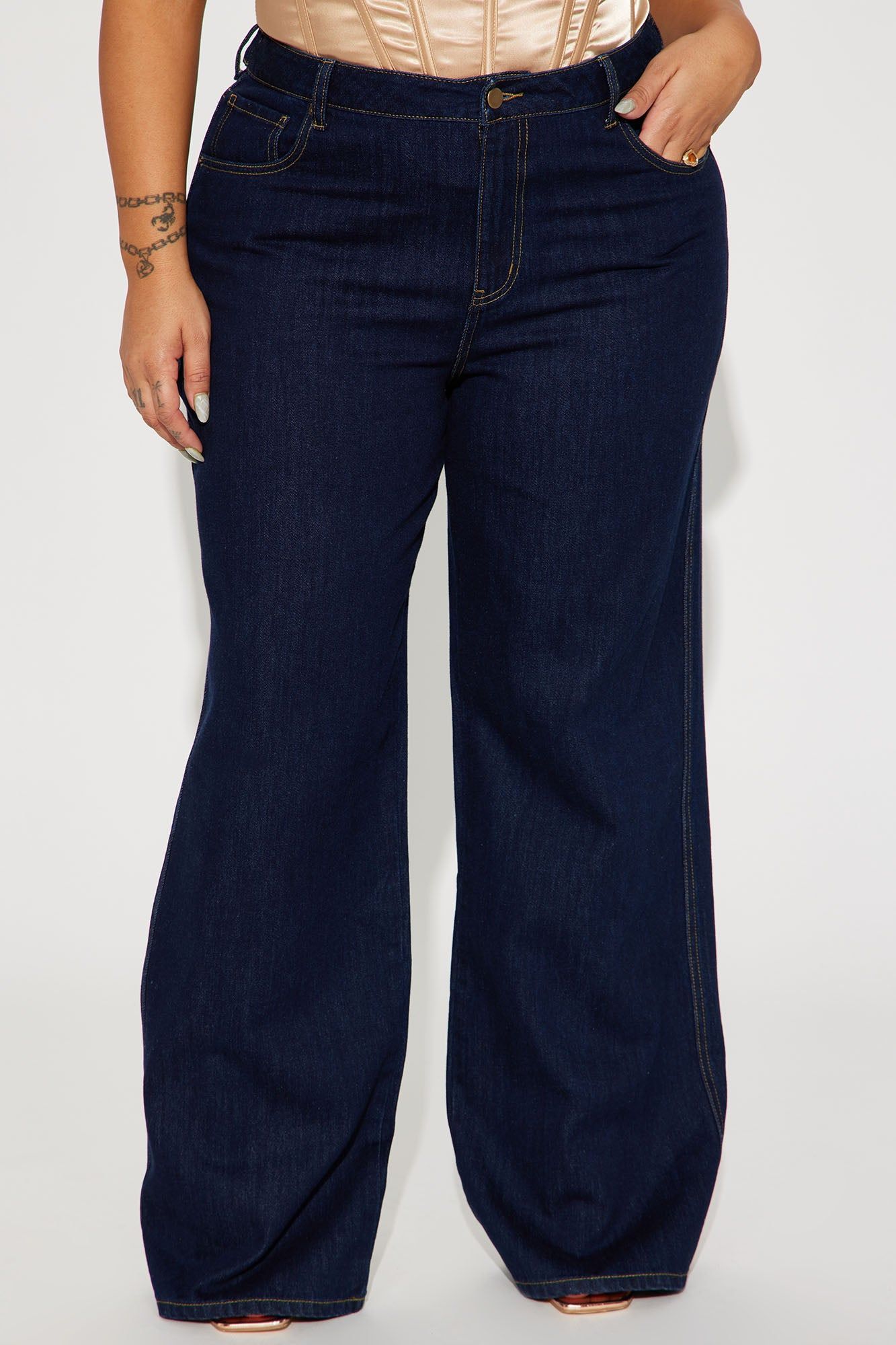 This Just In Loose Straight Leg Jeans - Dark Wash sold by Fashion Nova product image thumbnail 5