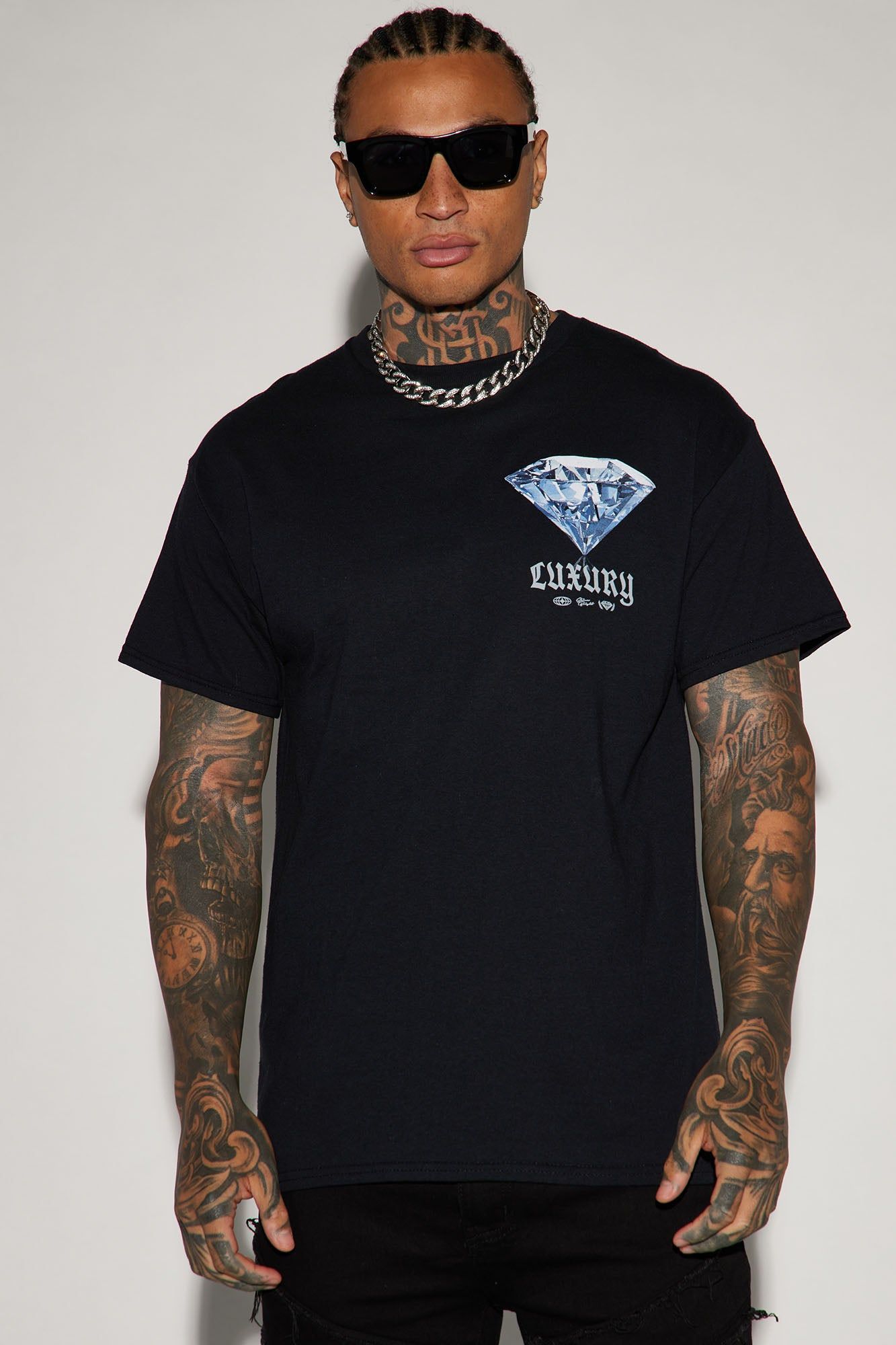 Luxury Shine Short Sleeve Tee - Black sold by Fashion Nova product image thumbnail 4