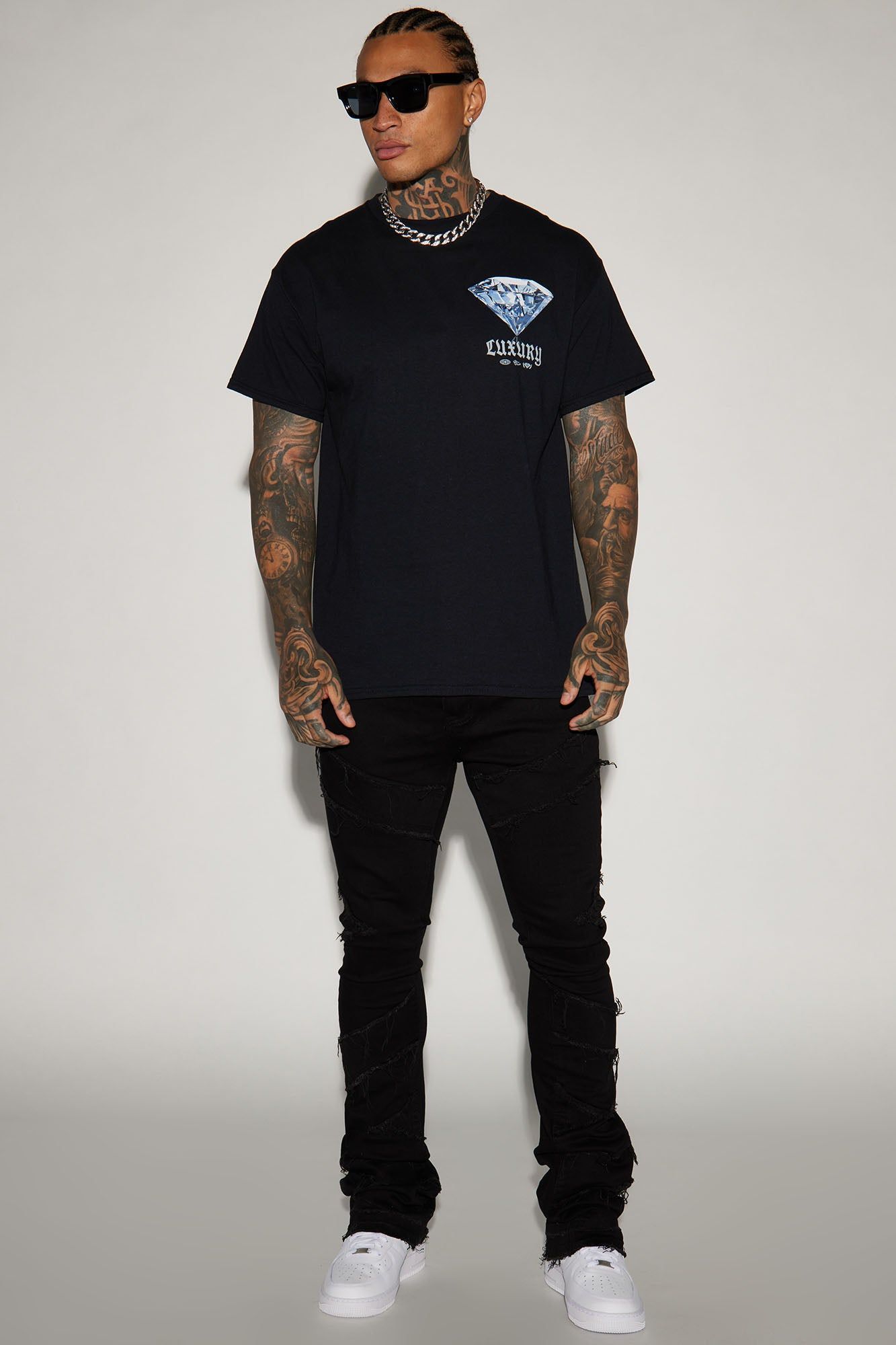 Luxury Shine Short Sleeve Tee - Black sold by Fashion Nova product image thumbnail 2