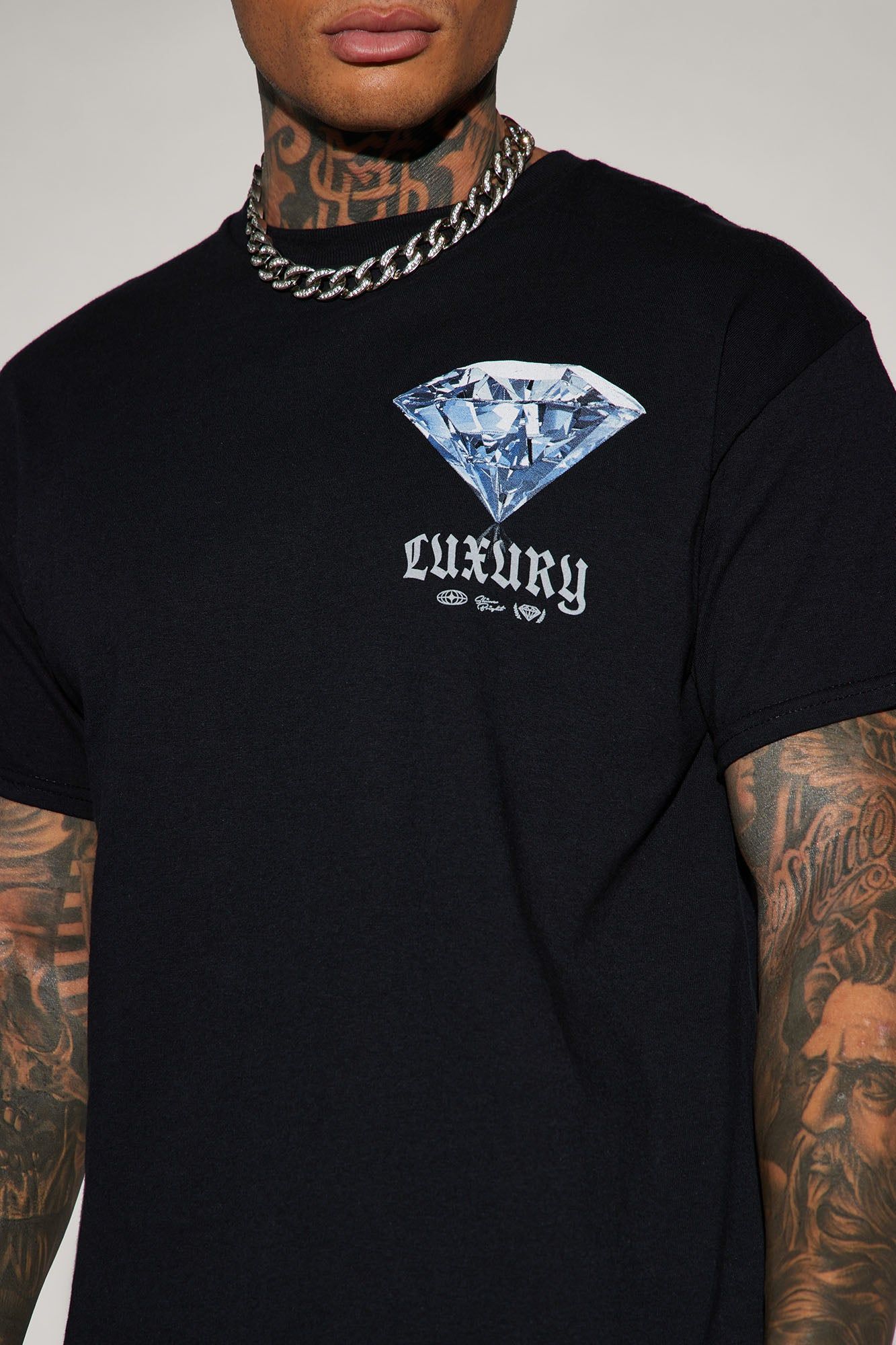 Luxury Shine Short Sleeve Tee - Black sold by Fashion Nova product image thumbnail 3