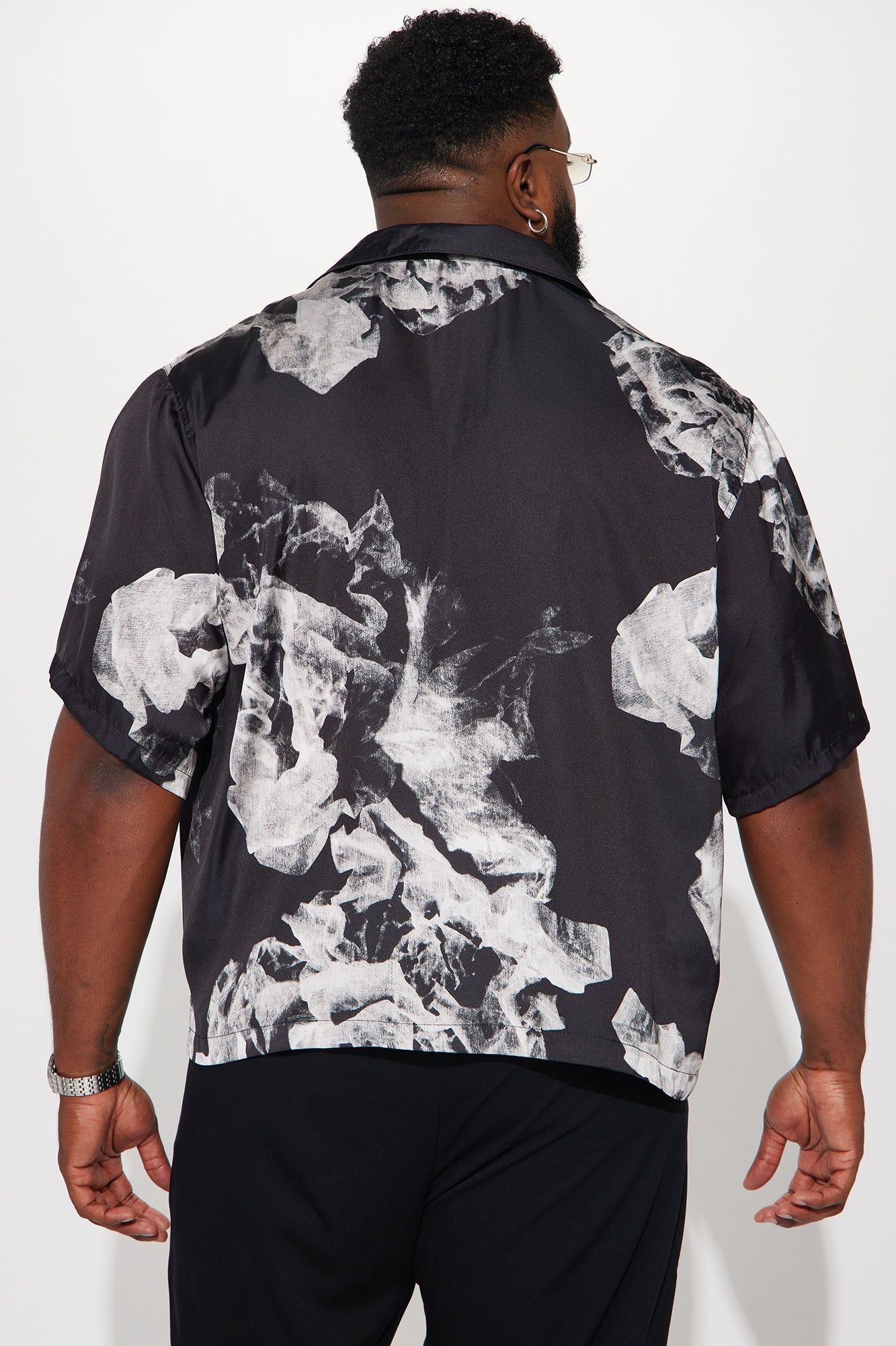 Vermont Button Up Shirt - Black/combo sold by Fashion Nova product image thumbnail 6