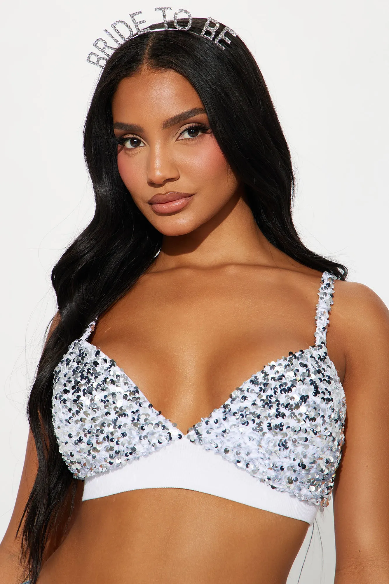 Bride To Be Rhinestone Headband - Silver sold by Fashion Nova product image thumbnail 2