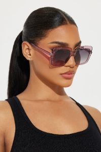 Pretty Pretty Sunglasses - Purple sold by Fashion Nova