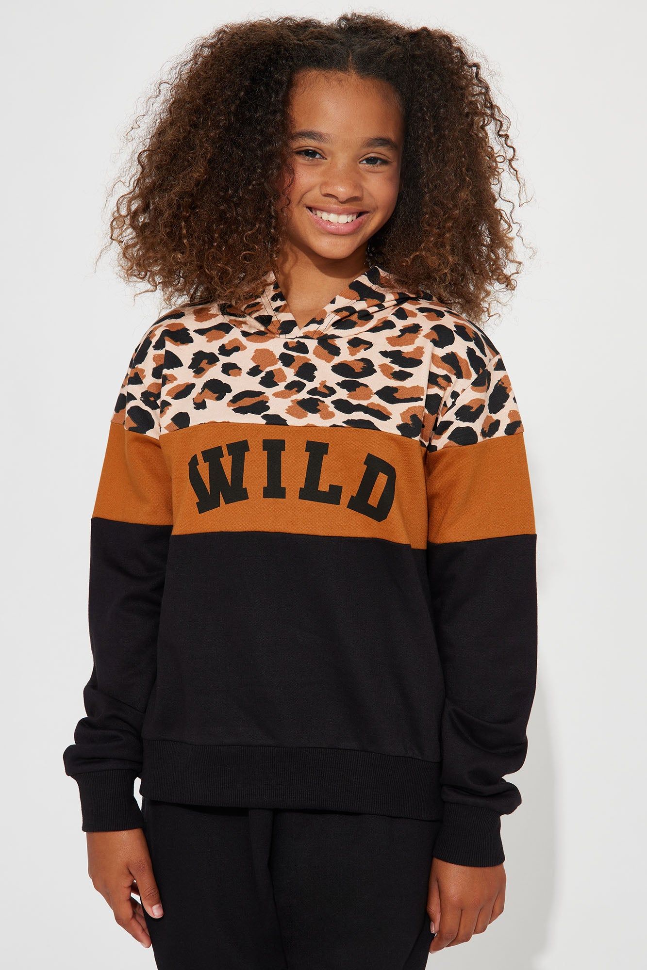 Mini Wild French Terry Jogger Set - Black/combo sold by Fashion Nova product image thumbnail 2