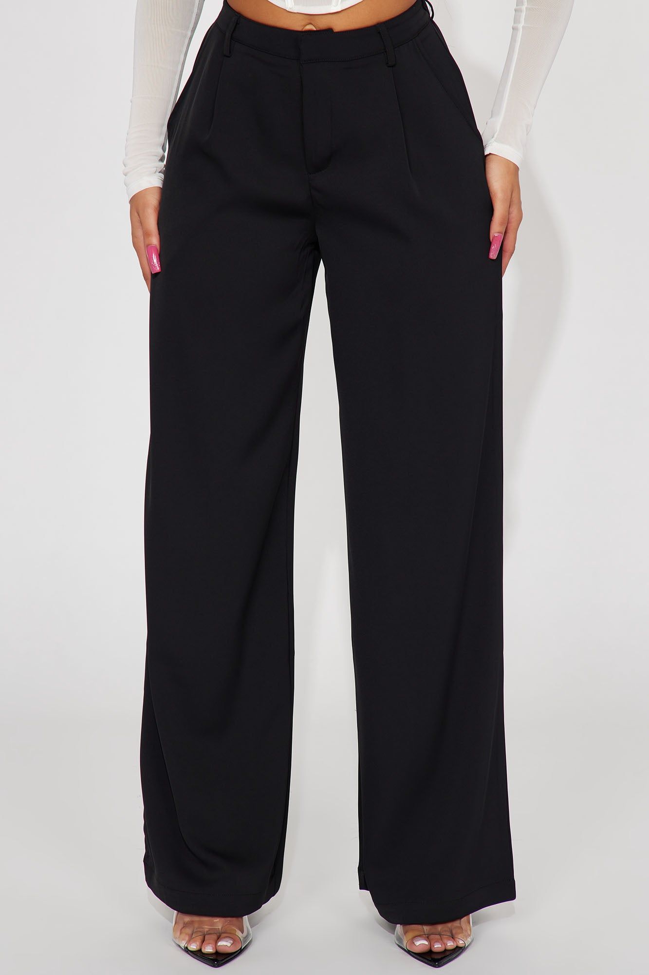 On Time Trouser Pant - Black sold by Fashion Nova product image thumbnail 2