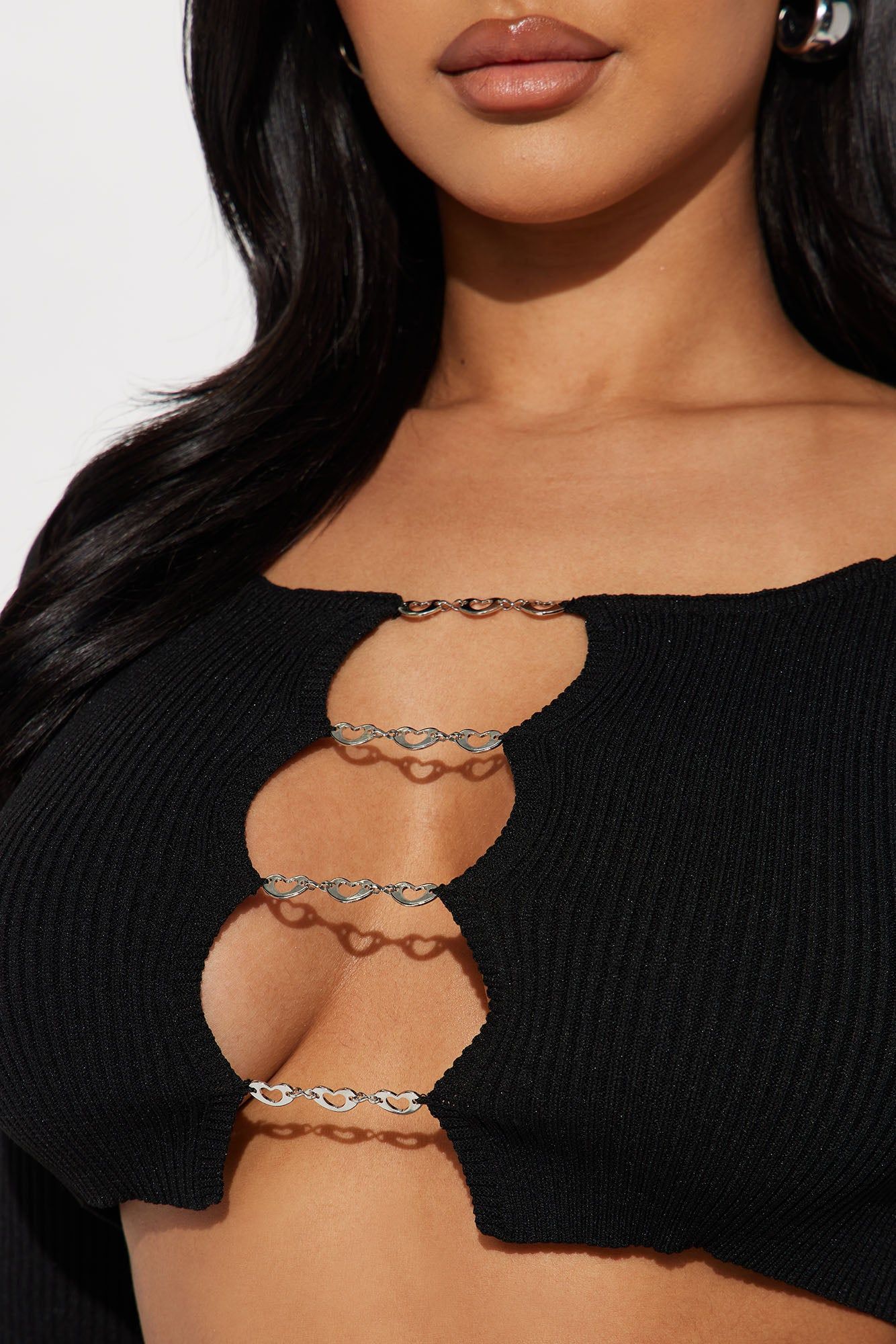Pleasure You Sweater Top - Black sold by Fashion Nova product image thumbnail 3