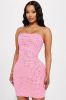 Katie Embellished Mini Dress - Pink sold by Fashion Nova