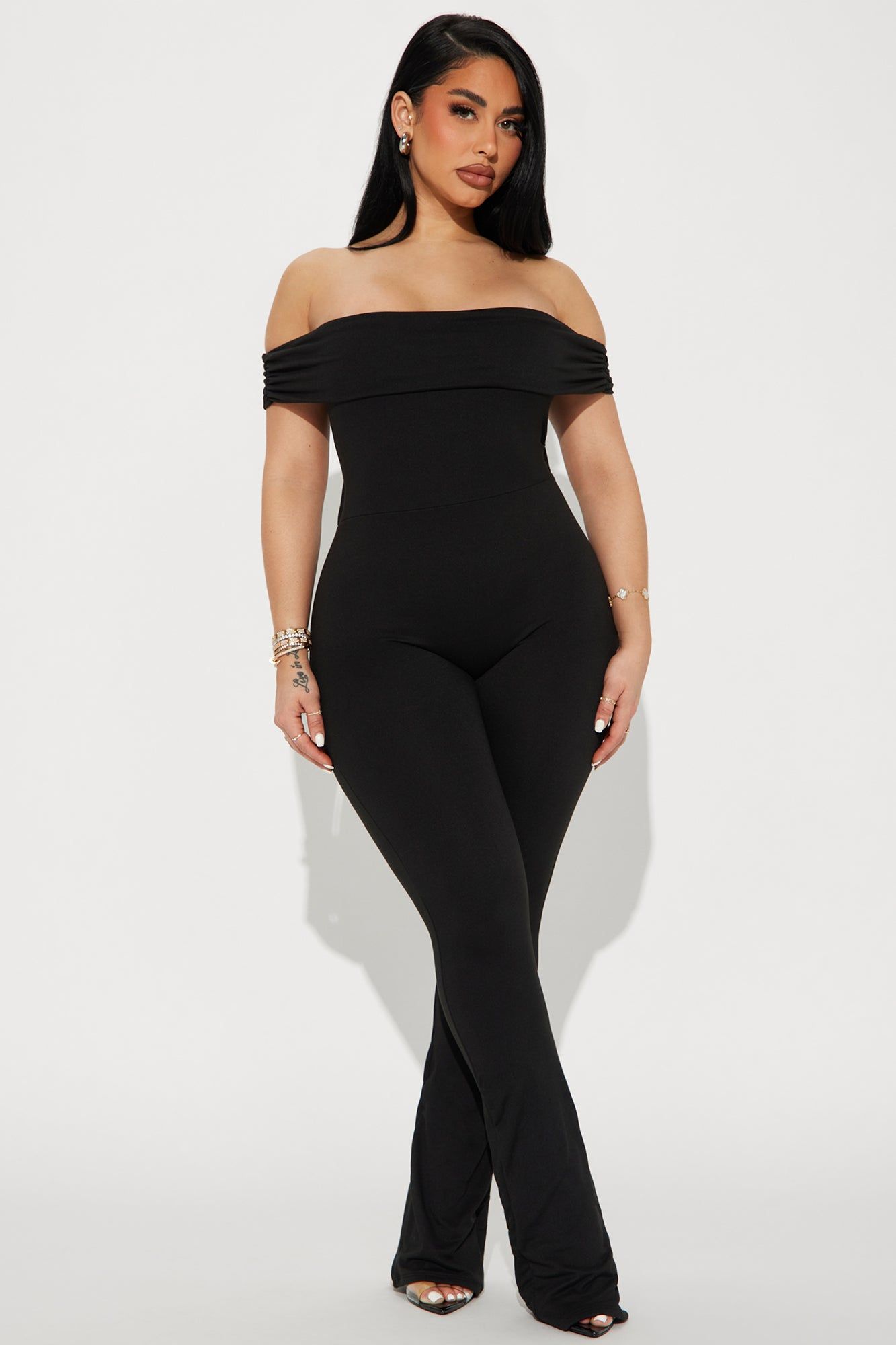 Anything You Want Double Lined Jumpsuit - Black sold by Fashion Nova