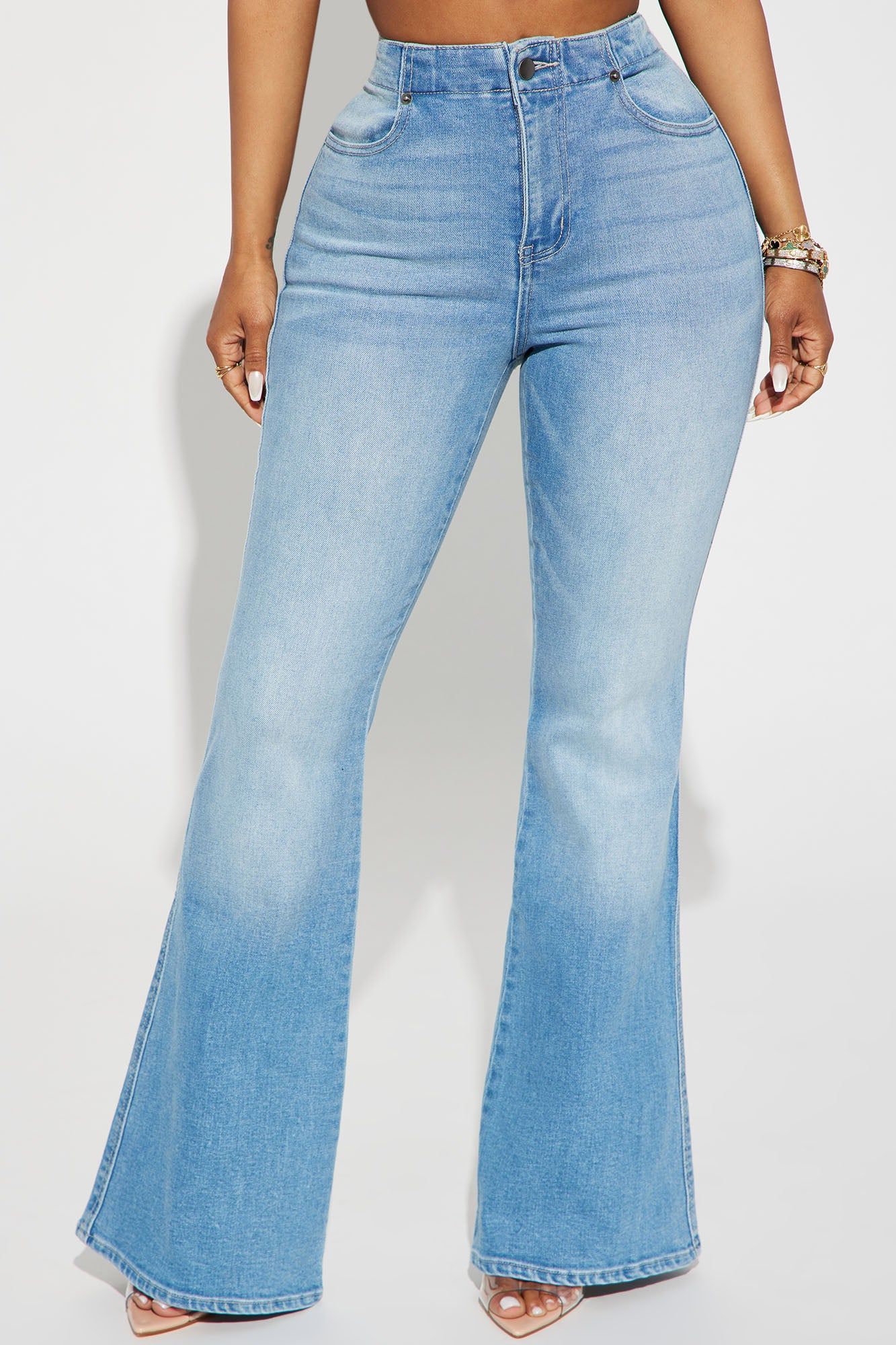Houston Lace Up Bootcut Jean - Medium Wash sold by Fashion Nova product image thumbnail 2