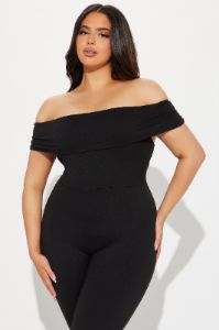 Anything You Want Double Lined Jumpsuit  - Black sold by Fashion Nova