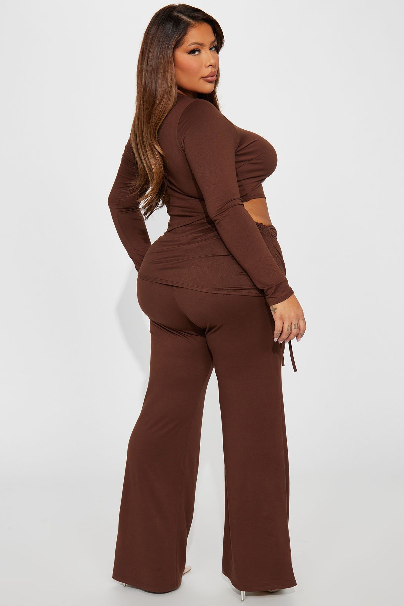 All Or Nothing Pant Set - Brown sold by Fashion Nova product image thumbnail 6