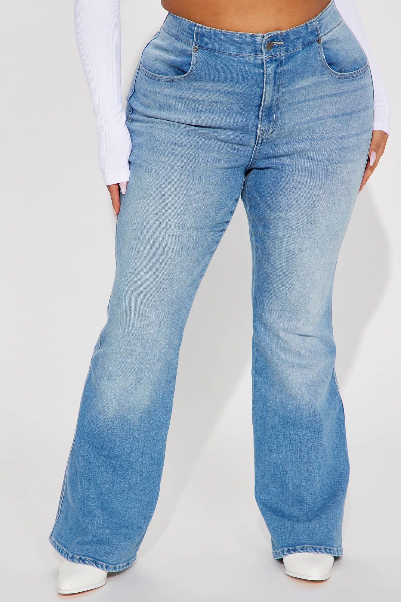 Houston Lace Up Bootcut Jean - Medium Wash sold by Fashion Nova product image thumbnail 6
