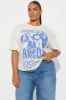 ACDC Highway To Hell Tour Tee - Cream sold by Fashion Nova