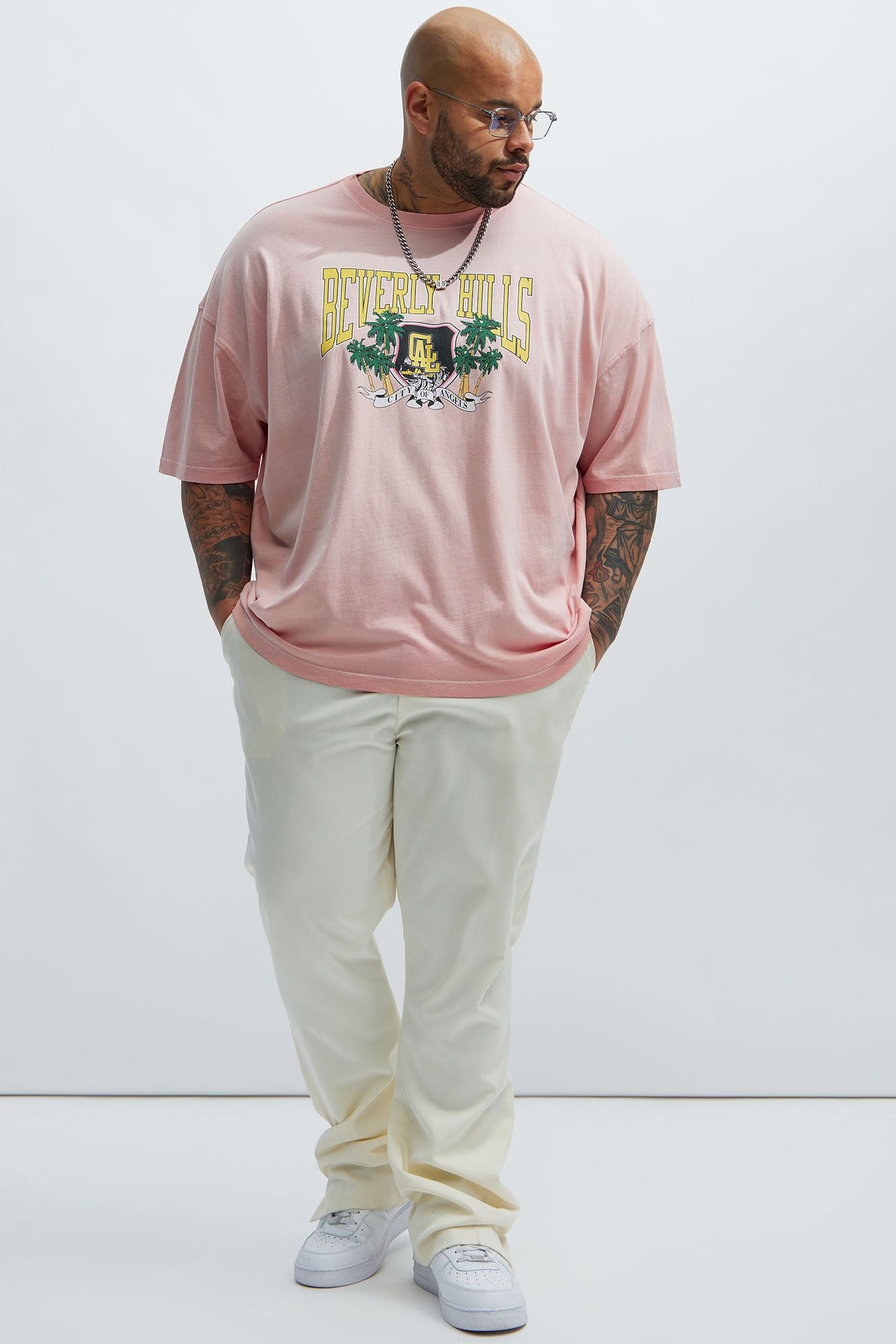 Beverly Hills Oversize Short Sleeve Tee - Pink sold by Fashion Nova product image thumbnail 5