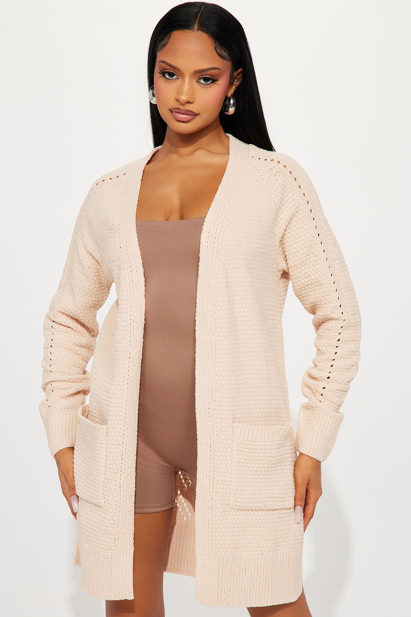 Cartia Cardigan - Sand sold by Fashion Nova