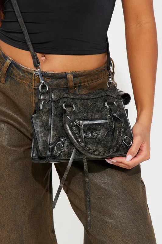 Coolest Girl On The Block Handbag  - Black sold by Fashion Nova
