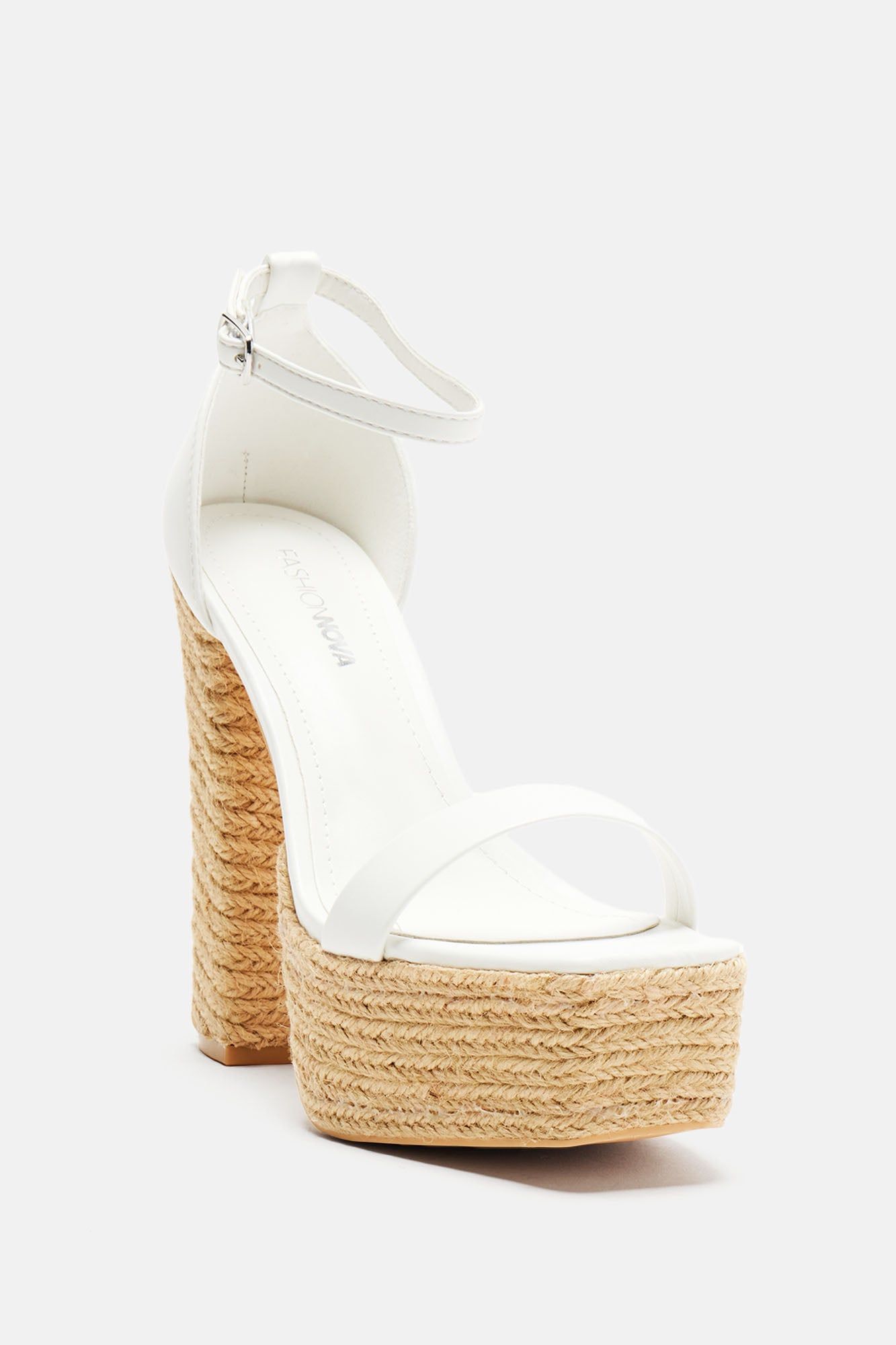 Clocked Out Heeled Sandals - White sold by Fashion Nova product image thumbnail 2