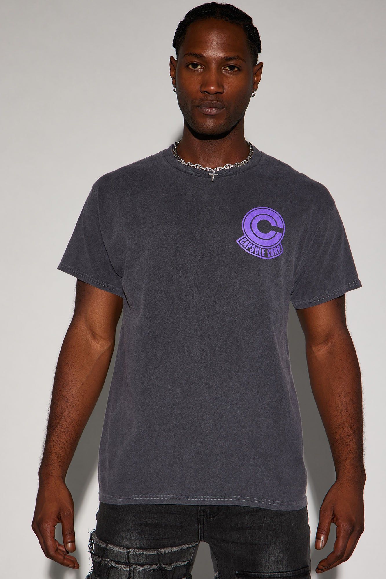 Dragon Ball Z Capsule Corp Trunks Short Sleeve Tee - Black sold by Fashion Nova