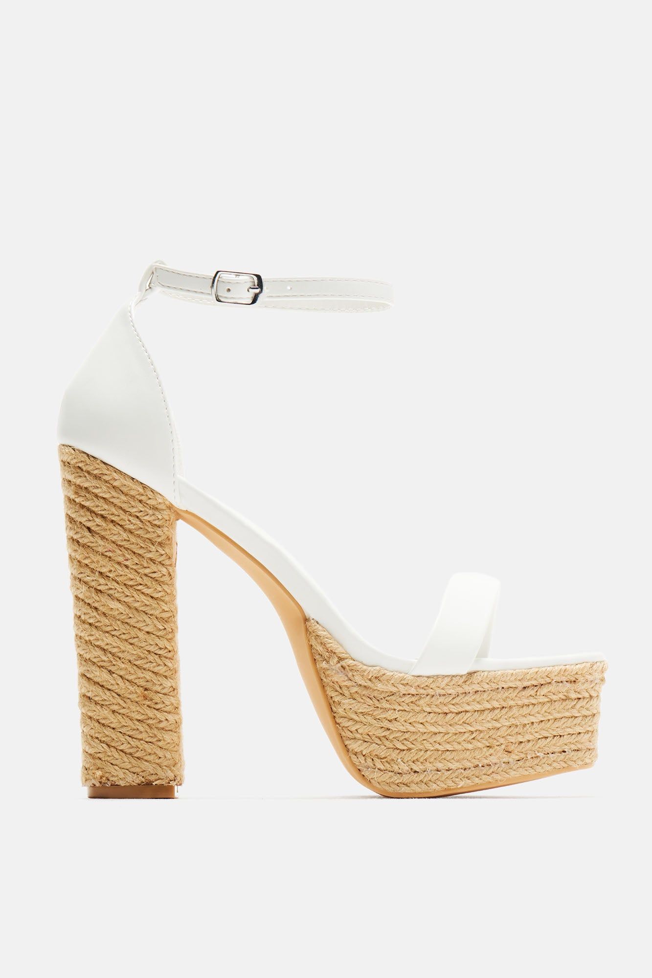 Clocked Out Heeled Sandals - White sold by Fashion Nova product image thumbnail 4