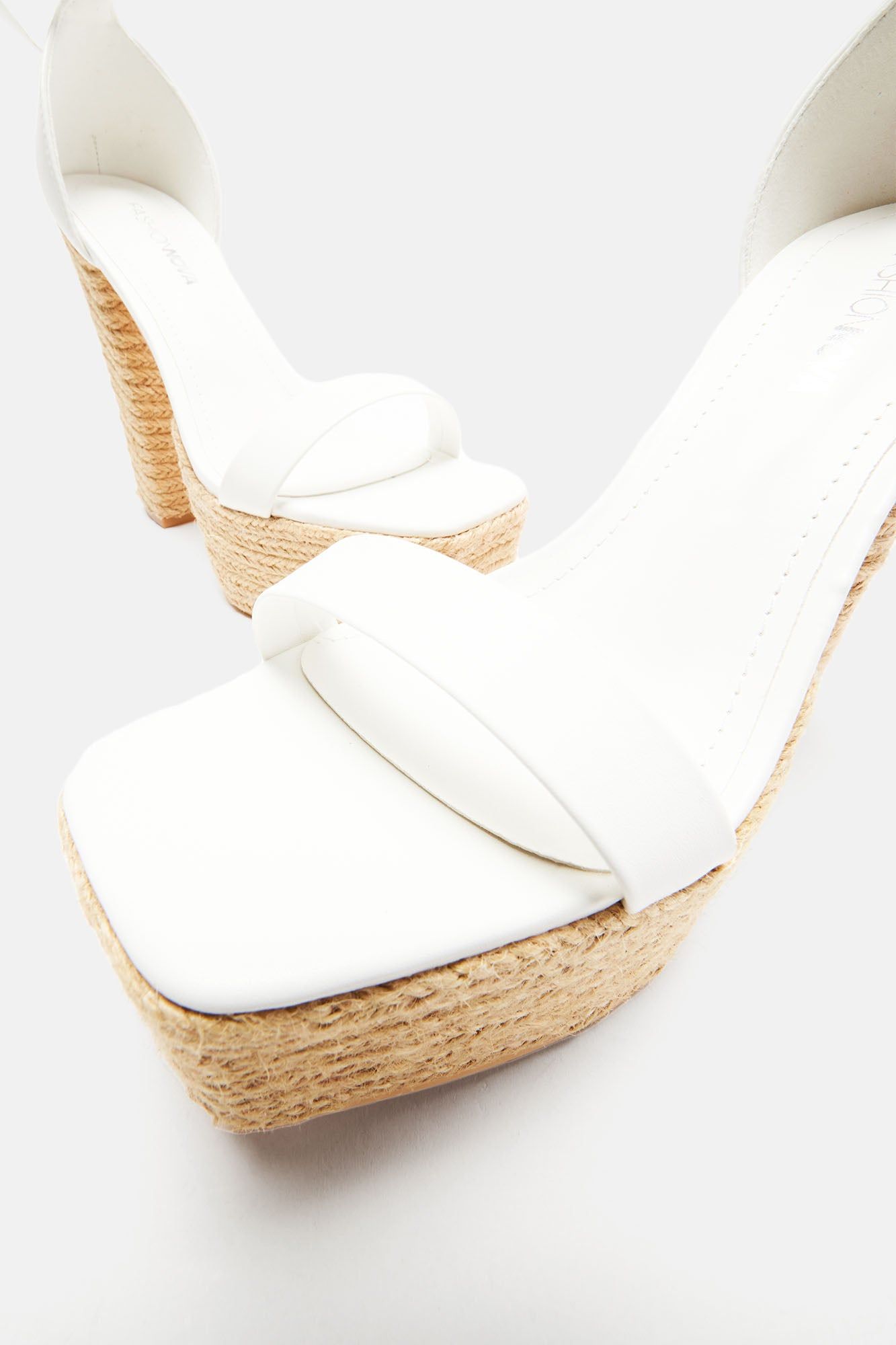 Clocked Out Heeled Sandals - White sold by Fashion Nova product image thumbnail 5