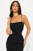 Mari Mesh Midi Dress - Black sold by Fashion Nova