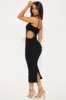 Mari Mesh Midi Dress - Black sold by Fashion Nova