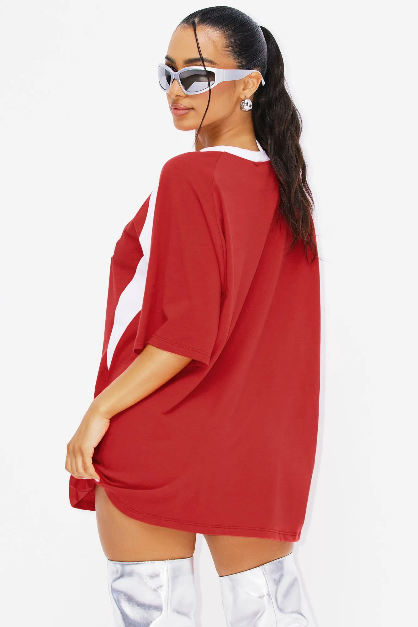 Tokyo Oversized Tee - Red sold by Fashion Nova product image thumbnail 4