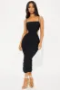 Mari Mesh Midi Dress - Black sold by Fashion Nova