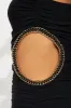 Mari Mesh Midi Dress - Black sold by Fashion Nova