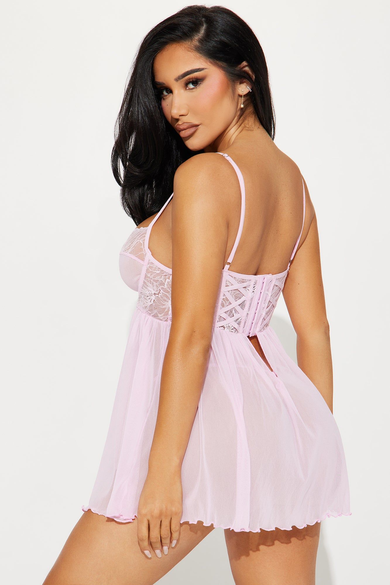 Let Me Love You Babydoll - Pink sold by Fashion Nova product image thumbnail 3