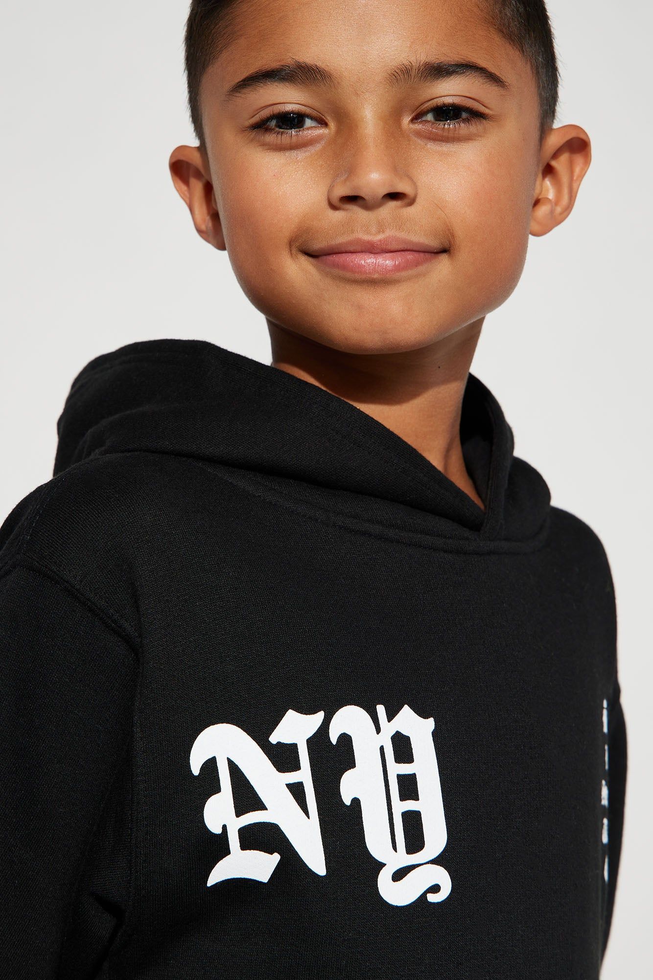 Mini New York Attitude Graphic Hoodie - Black sold by Fashion Nova product image thumbnail 5