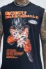 Dragon Ball Z Kamehameha Sleeveless Tee - Black sold by Fashion Nova