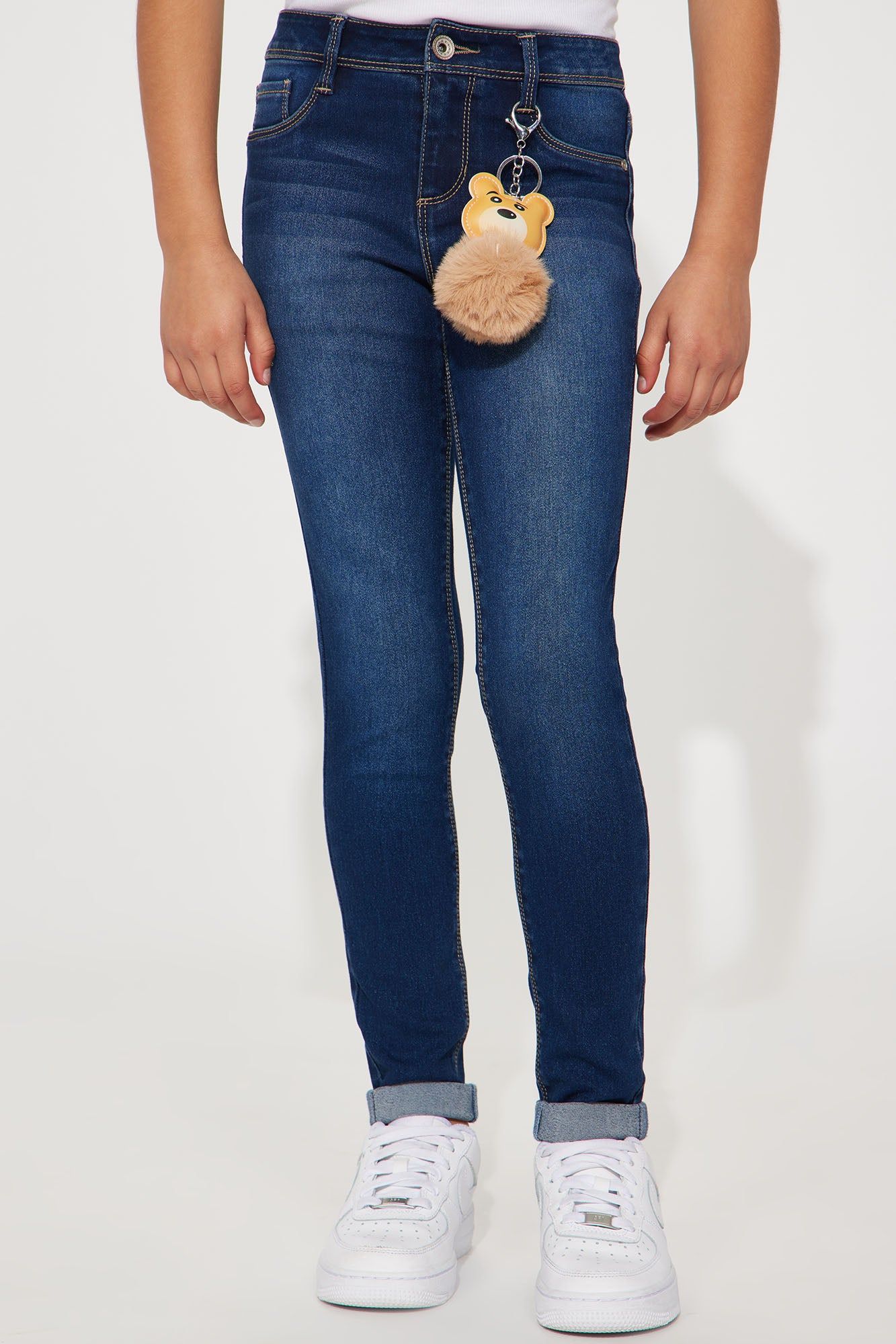 Mini Denim Teddy Bear Skinny Jeans - Dark Wash sold by Fashion Nova product image thumbnail 2