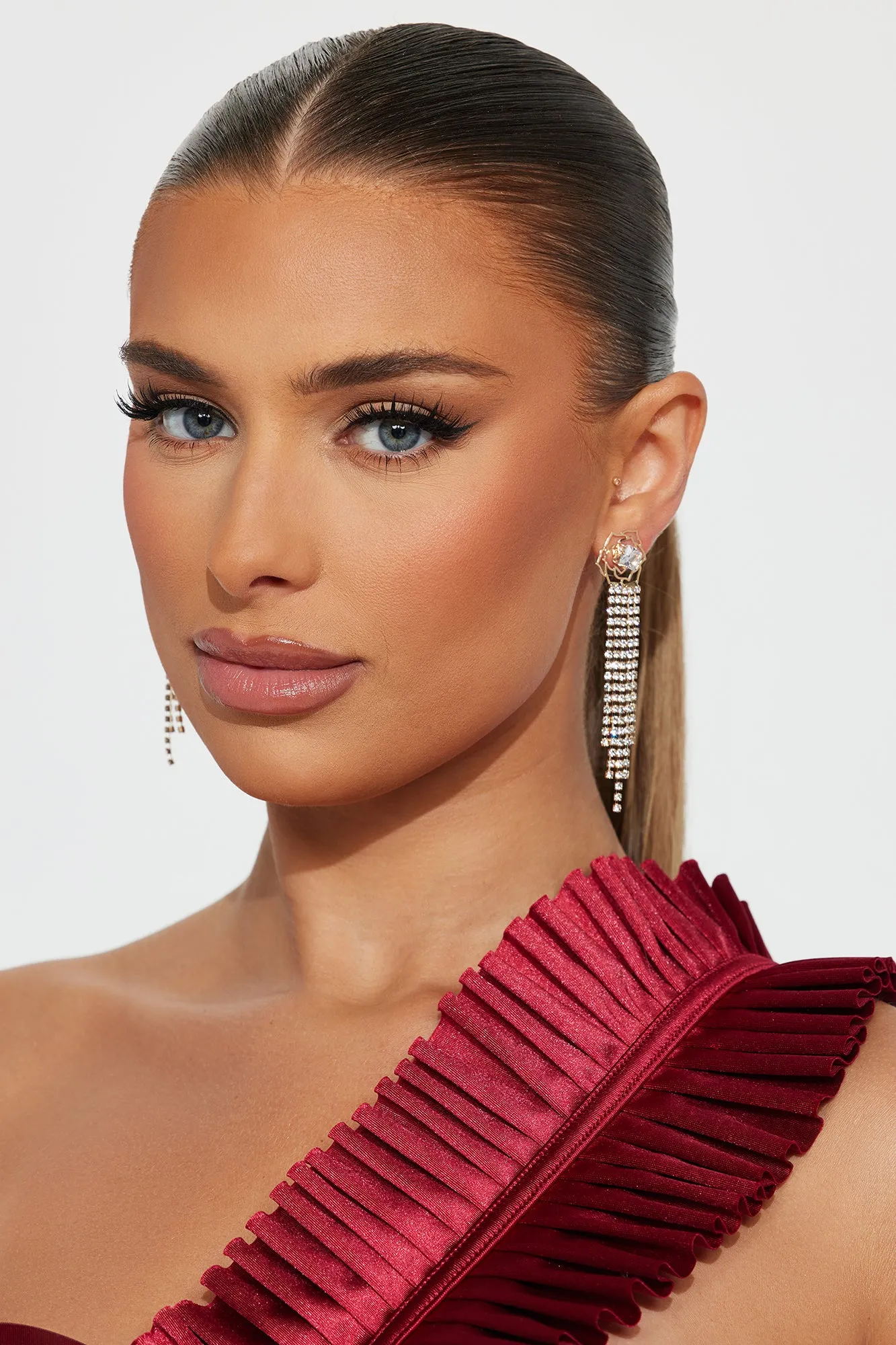 True Rose Drop Earrings - Gold sold by Fashion Nova product image thumbnail 2