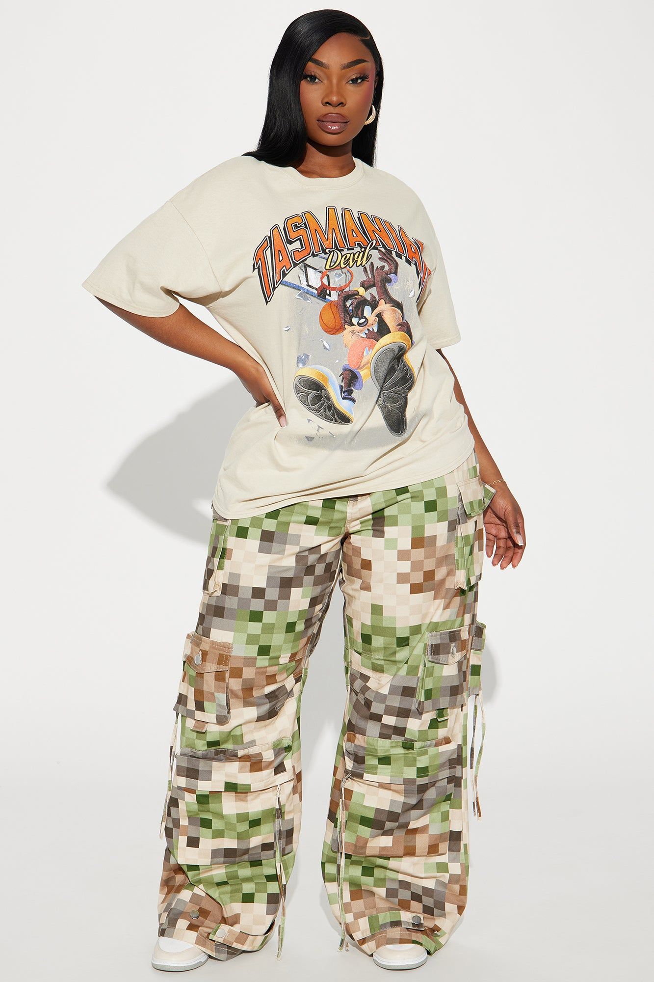 Tasmanian Dunk Graphic Tee - Beige sold by Fashion Nova product image thumbnail 5