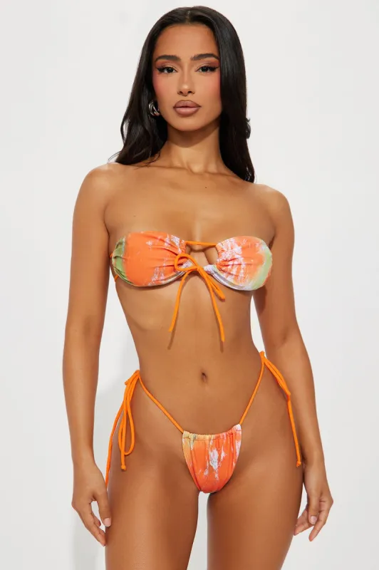 Diandra 2 Piece Bikini - Orange/combo sold by Fashion Nova