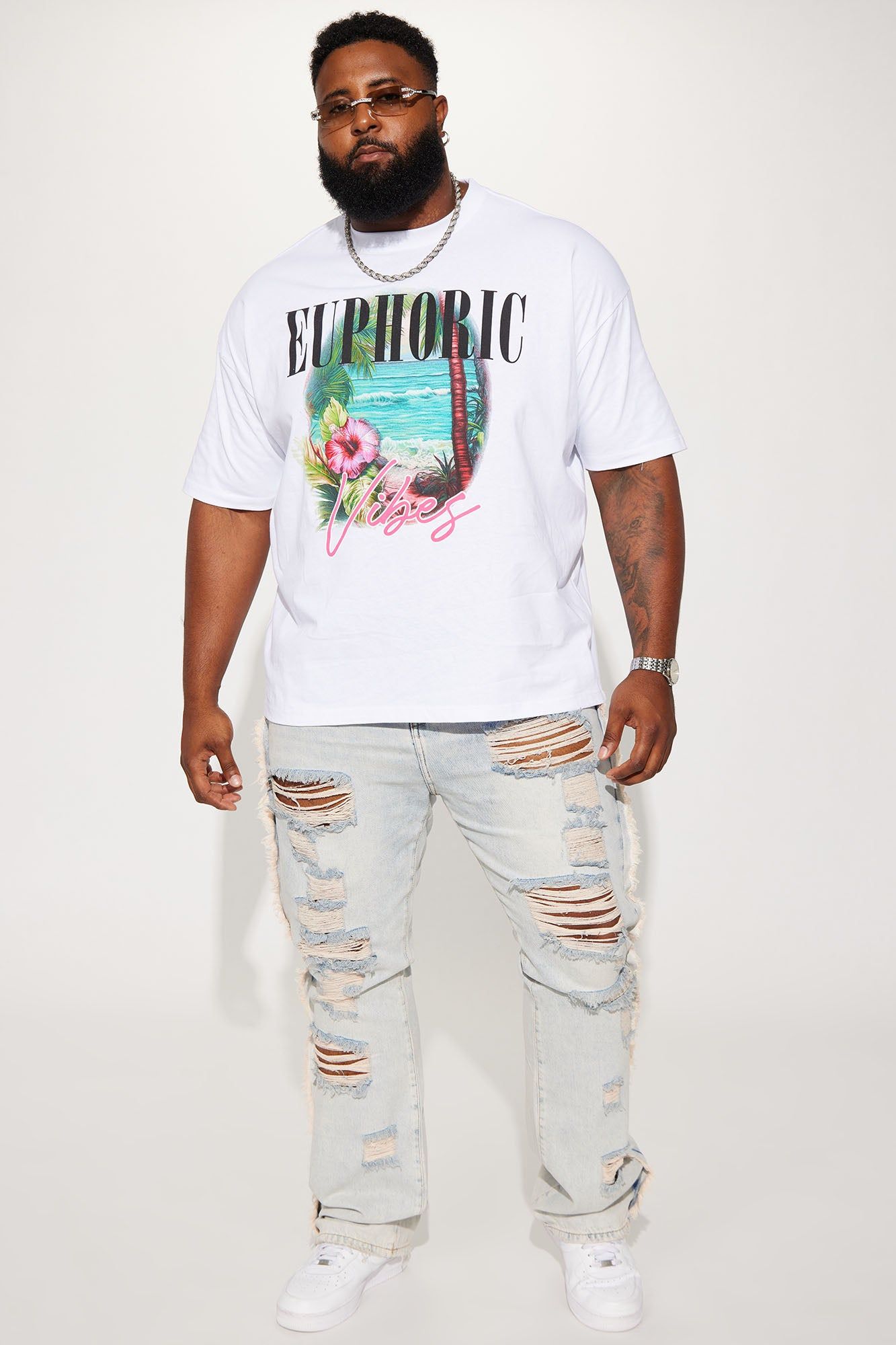 Enduring Dream Slim Stacked Flare Jeans - Light Blue Wash sold by Fashion Nova product image thumbnail 6