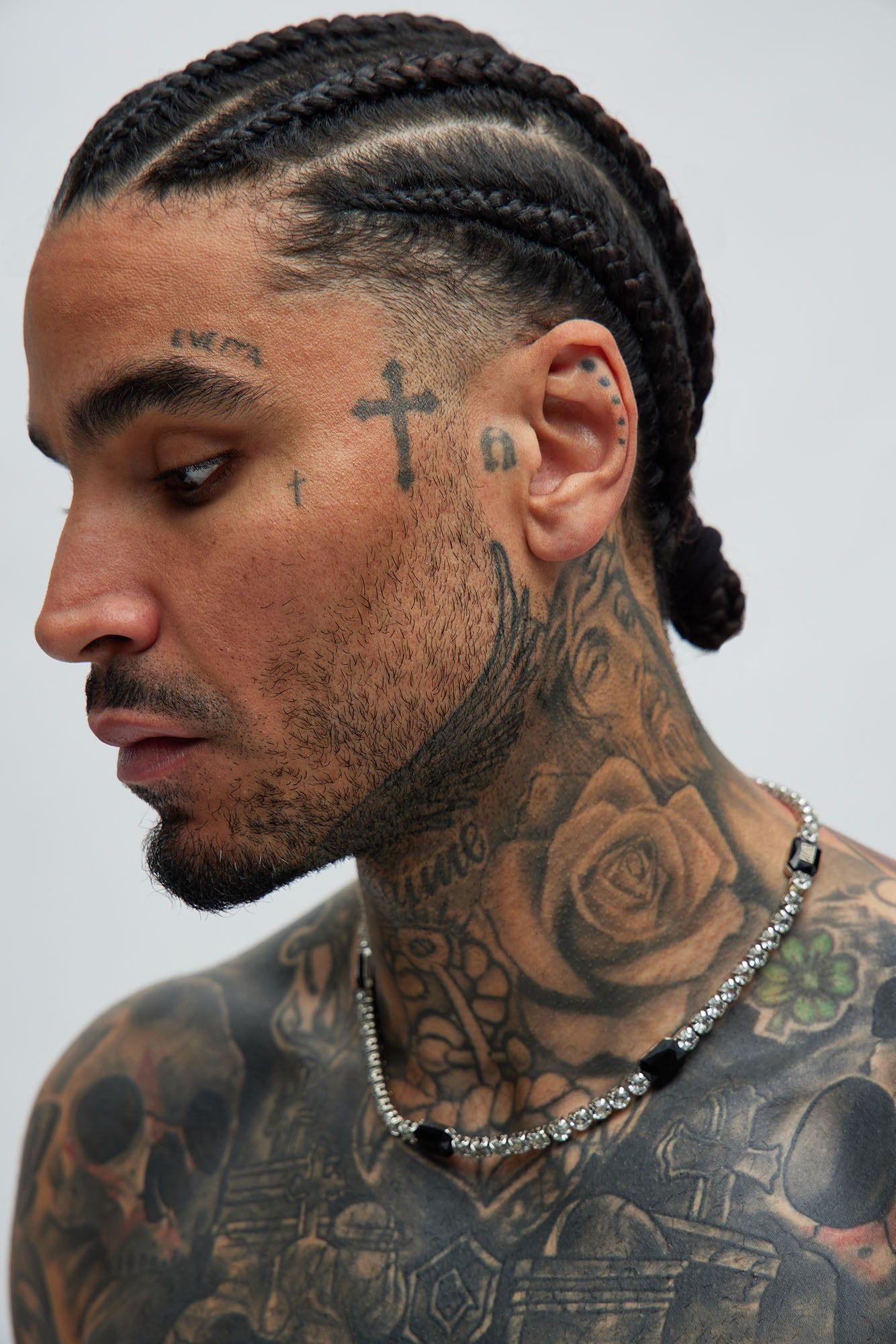 Gemmed Out Necklace - Silver/Black sold by Fashion Nova product image thumbnail 2