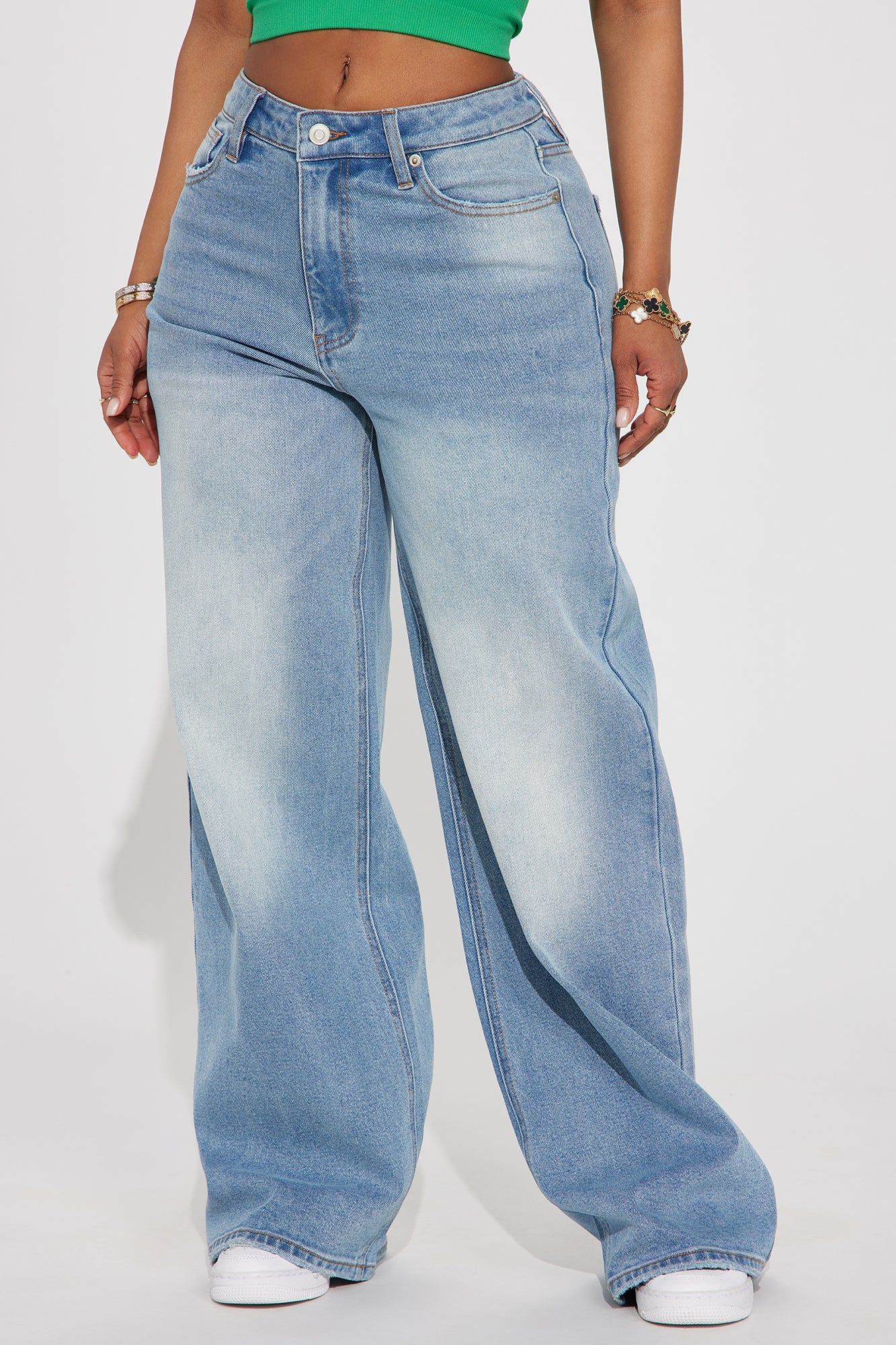 Changing Course Wide Leg Jeans - Medium Wash sold by Fashion Nova product image thumbnail 2