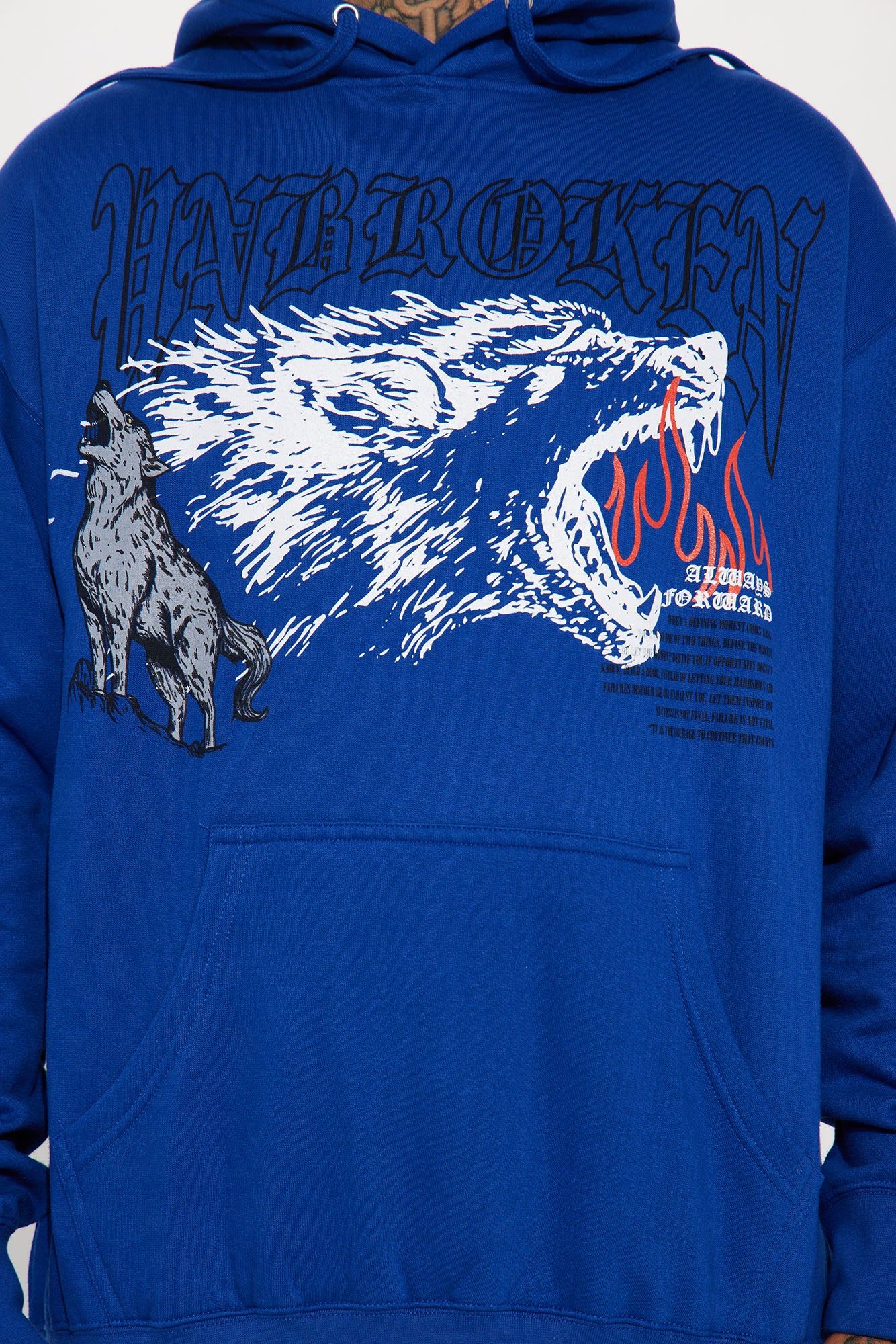 Unbroken Hoodie - Royal sold by Fashion Nova product image thumbnail 4