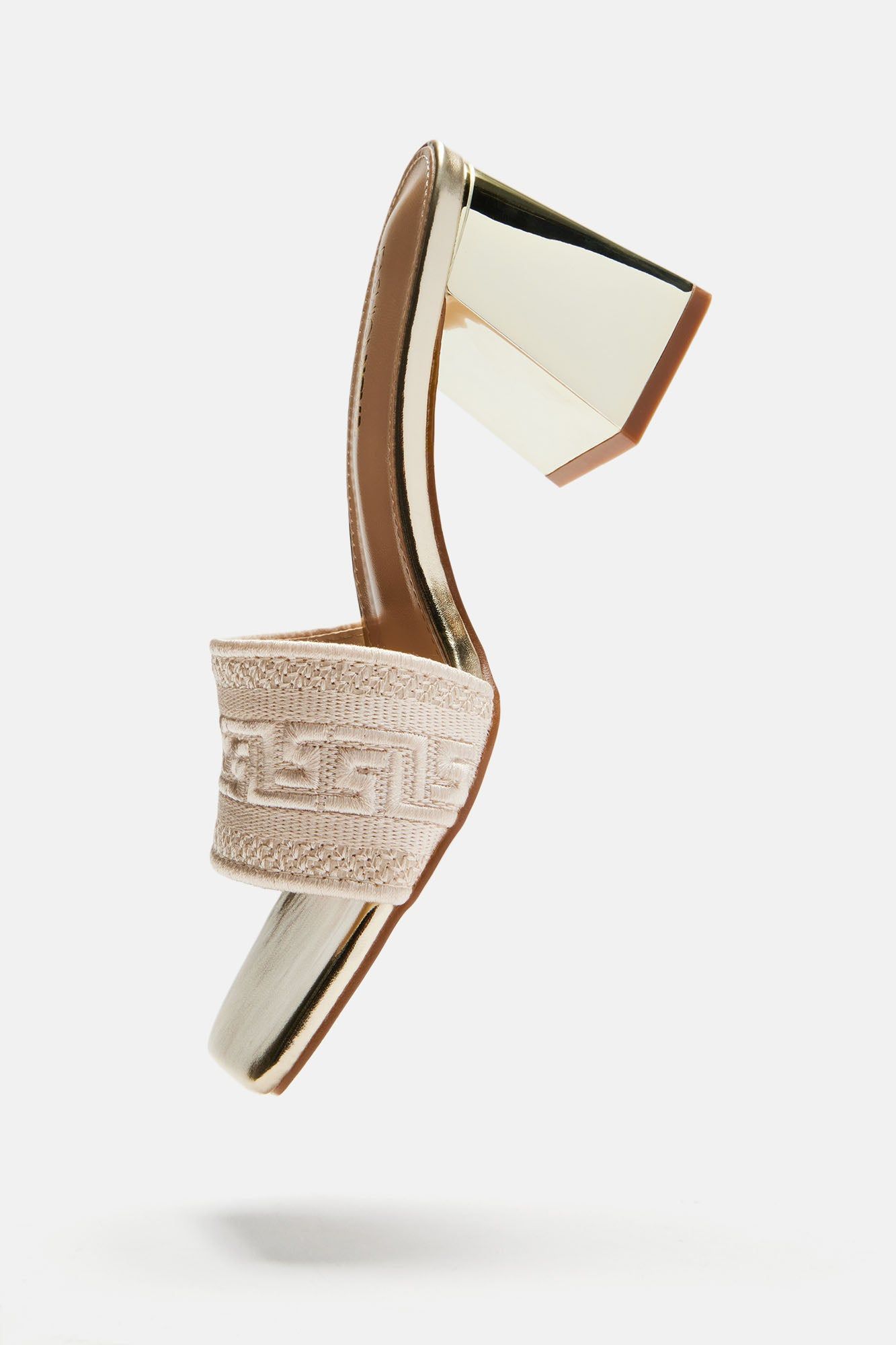 Slay On Them Heeled Sandals - Gold sold by Fashion Nova product image thumbnail 4