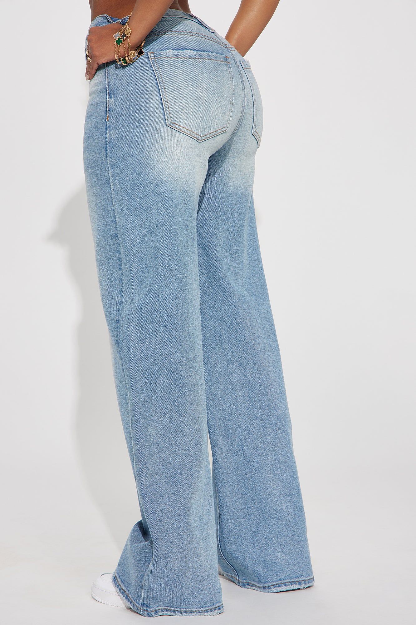 Changing Course Wide Leg Jeans - Medium Wash sold by Fashion Nova product image thumbnail 3