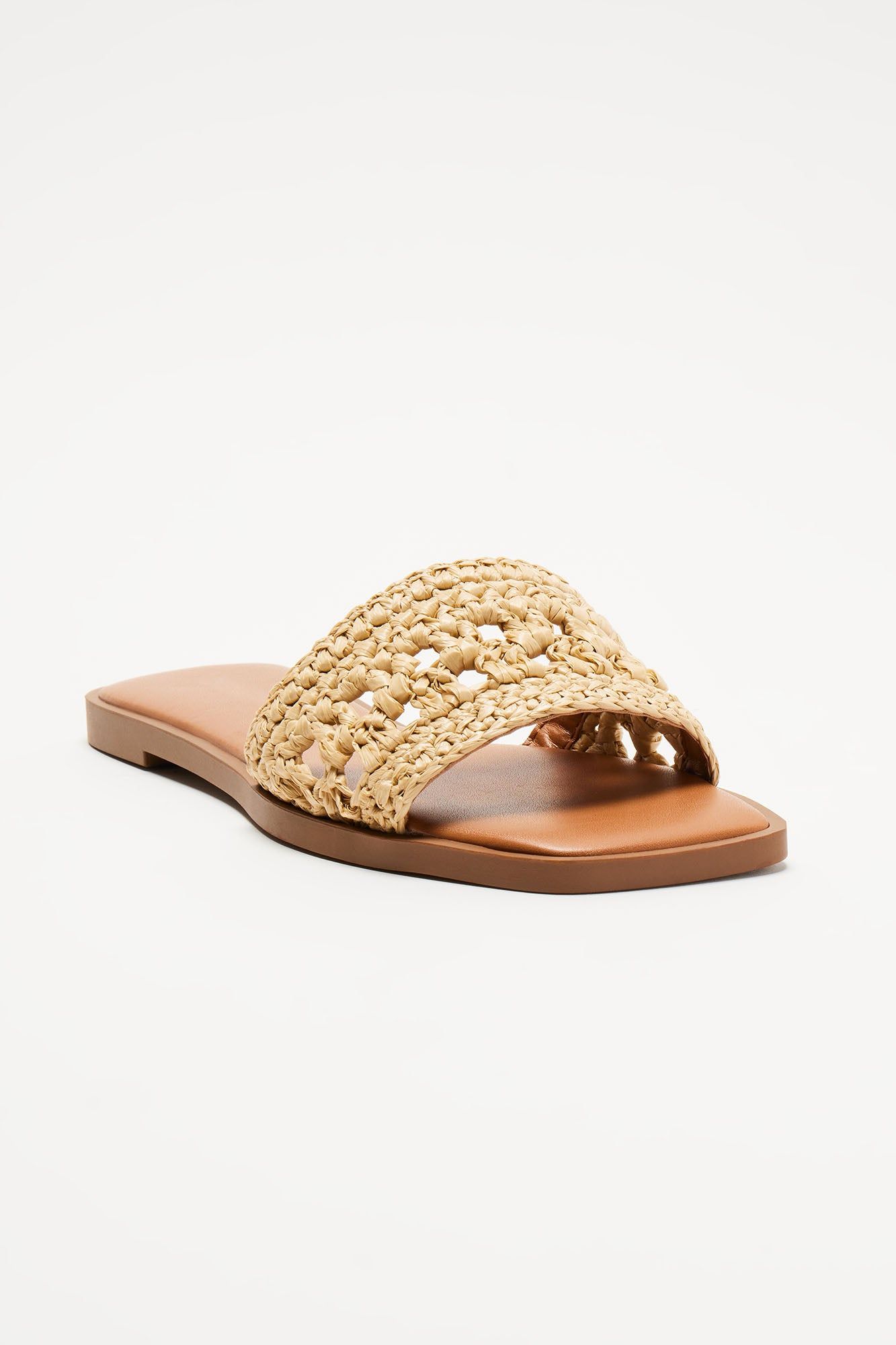 Follow Me There Crochet Flat Sandals - Beige sold by Fashion Nova product image thumbnail 2
