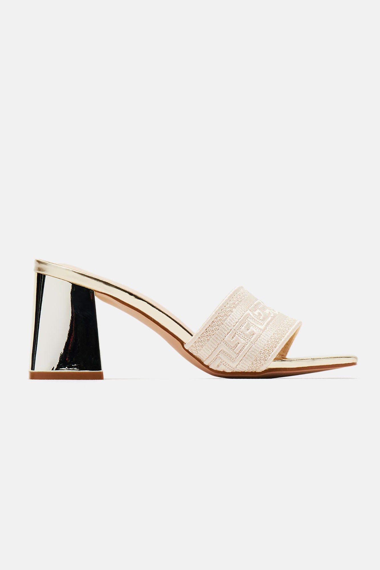 Slay On Them Heeled Sandals - Gold sold by Fashion Nova product image thumbnail 5