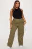 High Standards Wide Leg Cargo Pant - Olive sold by Fashion Nova