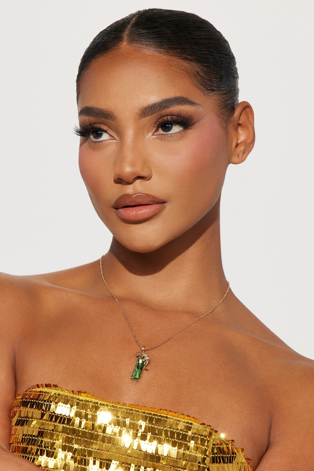 Guarding What's Mine Necklace - Gold sold by Fashion Nova product image thumbnail 2