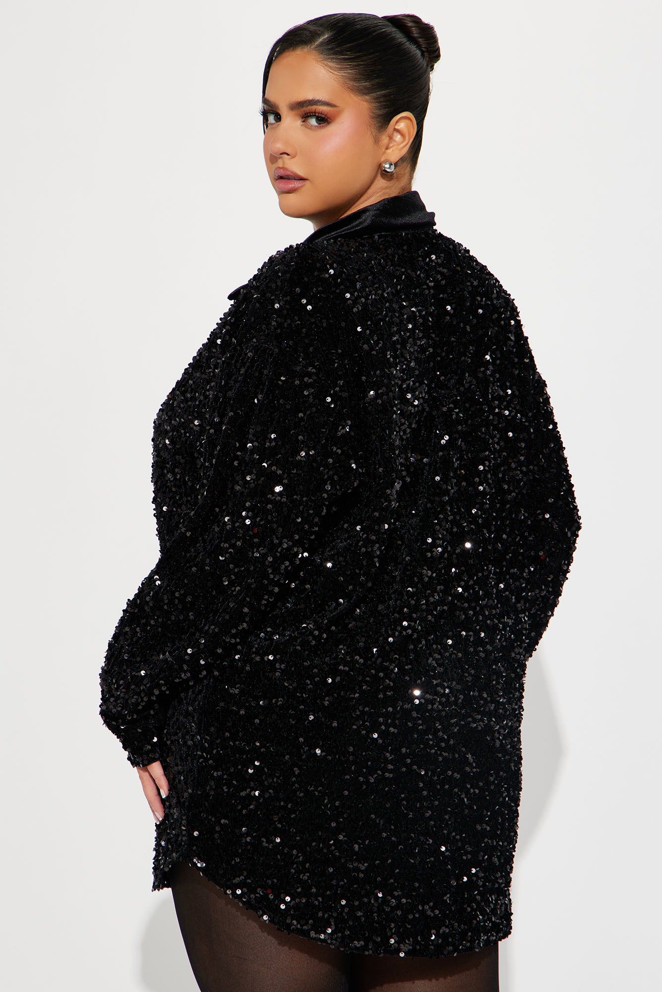 Brightest Star Sequin Top - Black sold by Fashion Nova product image thumbnail 6